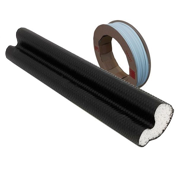 Schlegel blīvgumija QL-9646 9.5x6.5, melna RAL9005 (rullis 250 m)