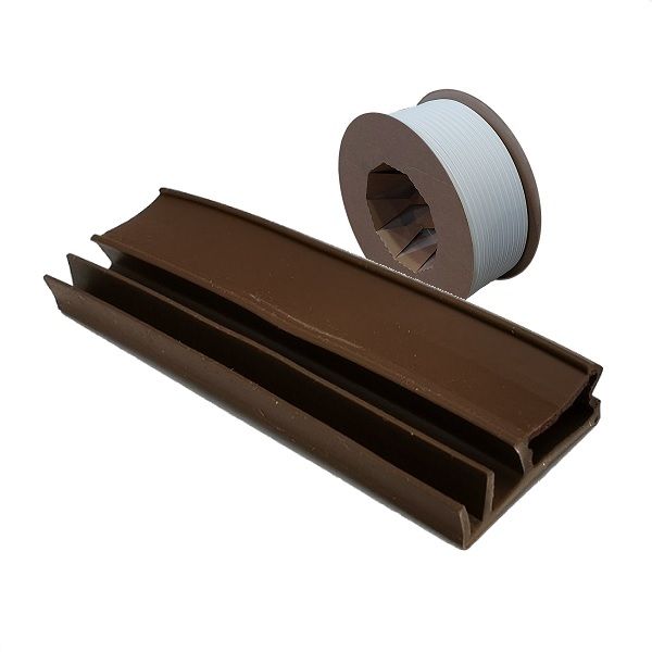 4000 ASF H tumši brūna, falce 12mm [rullī 200 m]   -logu un durvju blīvgumija. PRIMO