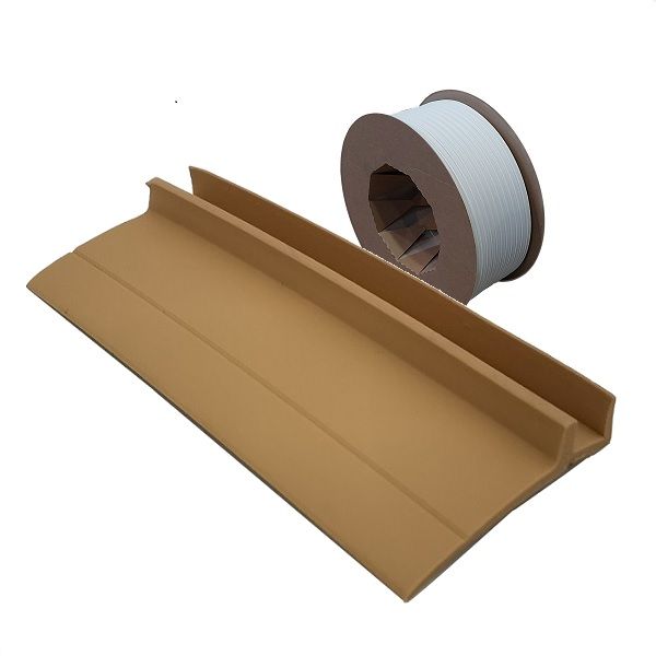 Weather seal 5427, 19mm, AC, beige