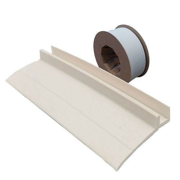 Weather seal 5427, 19mm, AC, white