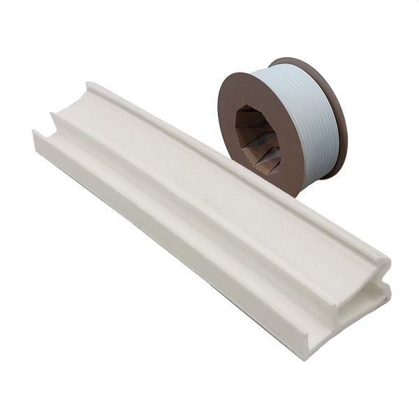 Weather seal 5473, 10mm, AC, white