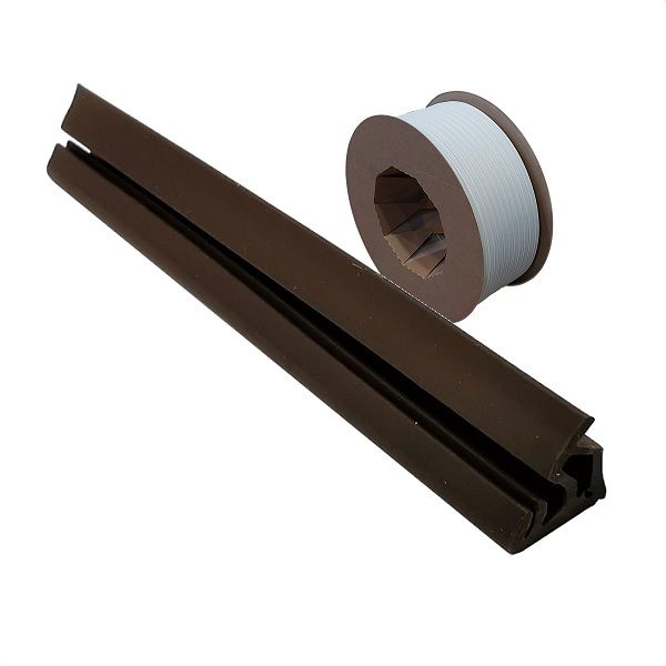 Window seal 6020, 2.5mm, AC, brown rustic