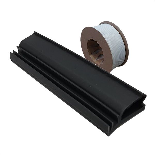 ASF 6161 H window and door seal, anthracite