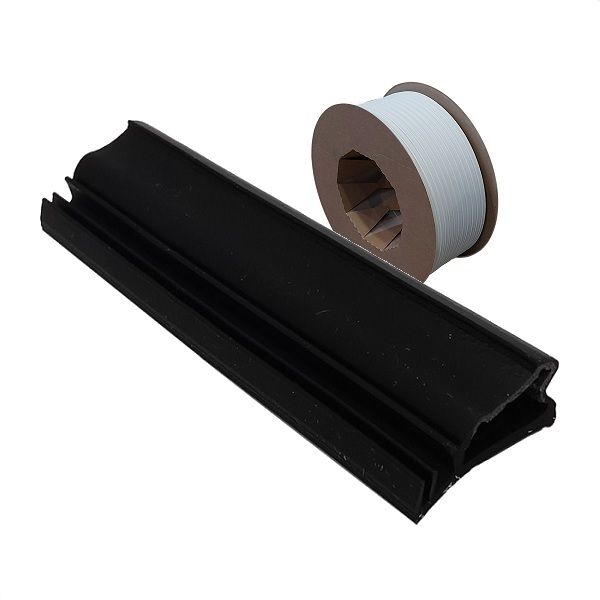 ASF 6161 H window and door seal, black