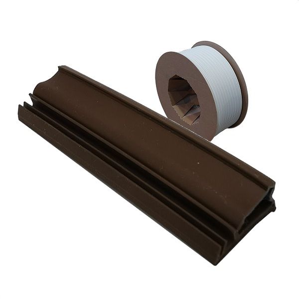 ASF 6161 H window and door seal, brown rustic