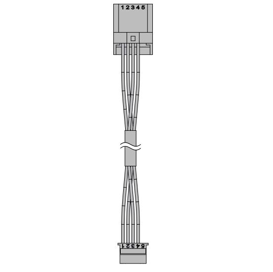 SI-BUS extension cable 2m socket/socket