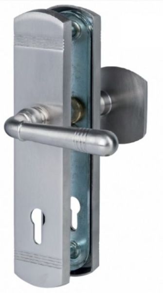 SICURA SCARLET ārdurvju rokt.grt.ar rokturpogu, bez cilindra vairoga, PZ72, misiņš matēts nerūs.tēr.