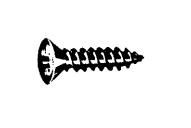 Countersunk head screw, black, 5x50 mm