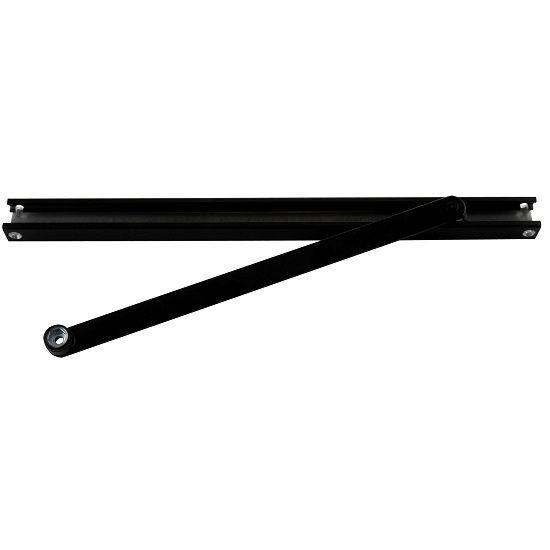 Guide rail E-5000 with electrical hol-dopen device, black RAL9005