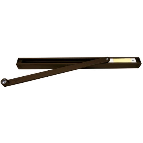 Guide rail for door closer T-STOP BG TS 5000/3000, dark brown