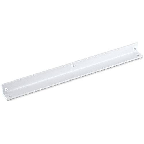 Mounting bracket for guide rail T-STOP BG, white RAL9016