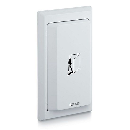GEZE standard elbow switch for automatic drives, white