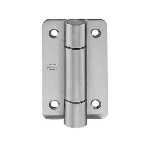 SM.005.B Hinge without spring for medium use, visible holes, 90x52 mm, stainless steel satin