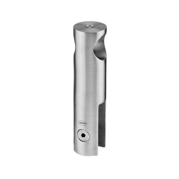 SM.022 Upper panel holder for tube with 13,5 mm panels, stainless steel satin