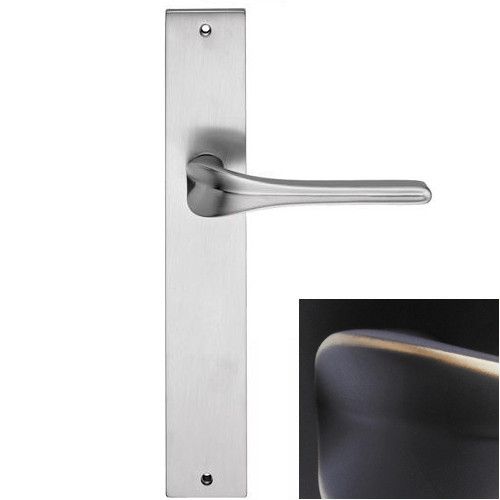 SPIRIT handle/backplate set, BAC, matt bronze