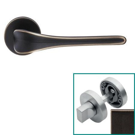 SPIRIT rokt./rozešu 023 grt WC 233NT, misiņš matētas bronzas tonī