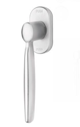 SPRING ZINCRAL logu rokturis ar SMARTBLOCK funkciju, satinēti hromēts