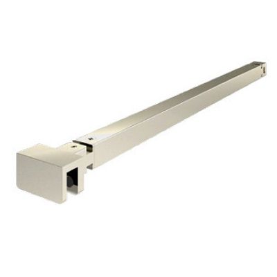 SQUARE stabilisation rod wall/glass 90°, 415 mm, stainless steel tone