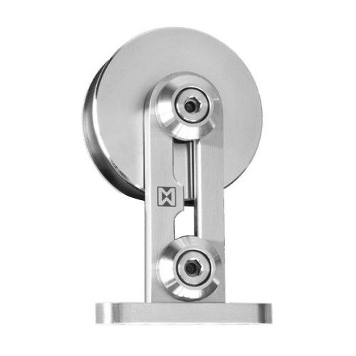 ST.1009.SU Carriage wheel with concealed anti-jump fitting