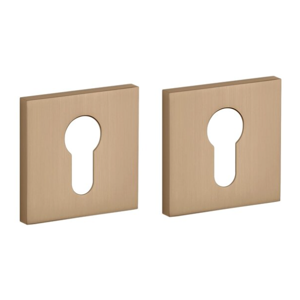 PZ kantainas rozetes 53x53mm, biezums 7mm, gaiši brūns, metālisks tonis