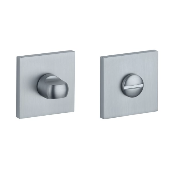 WC aizgrieznis 4x4/6/8mm, kantainas rozetes 53x53mm, biezums 7mm, satinēti hromēts