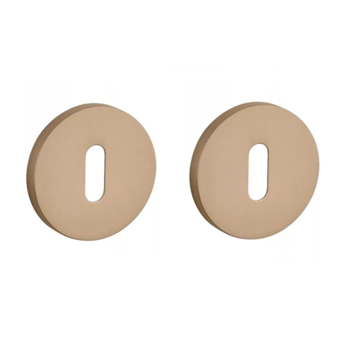 BB apaļas rozetes Ø 53mm, biezums 7mm, gaiši brūns metālisks tonis