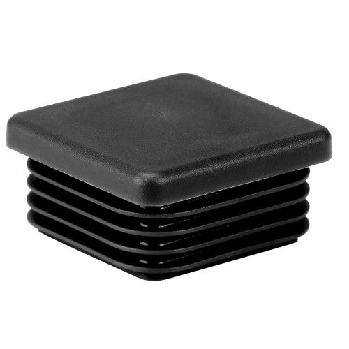 Post plug 40x60mm, black RAL9005