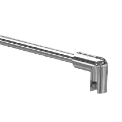 Stabilizācijas stienis siena/stikls 90°, 1250 mm, spīdīgi hromēts