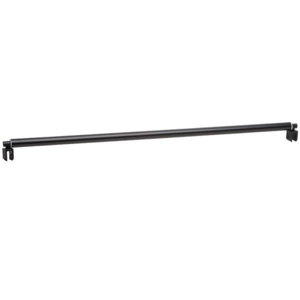 Regulējams stabilizācijas stienis stikls/stikls 90°, 790-1000 mm, matēti melns