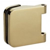 Eņģe stikla durvīm, 3-daļīga, PVD zelta tonī