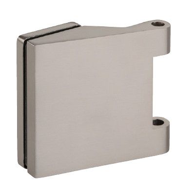 Eņģe stikla durvīm, 3-daļīga, nerūs.tērauds