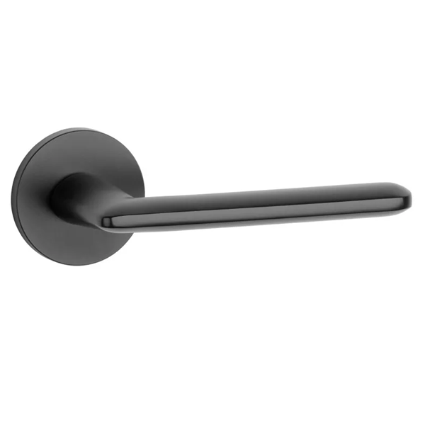 ST AVA BAC rokturu garnitūra ar apaļām rozetēm, melns