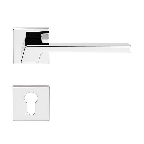 STREAM ZINCRAL handle set with roses 088 PZ, polished chrome