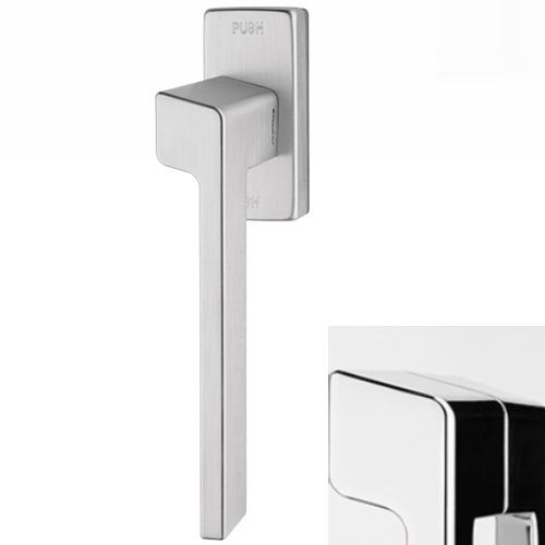 STREAM ZINCRAL window handle with SMARTBLOCK function, polished chrome