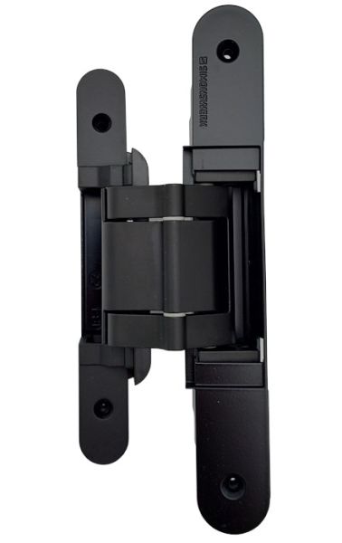 TECTUS TE 380 3D for rebated doors, black