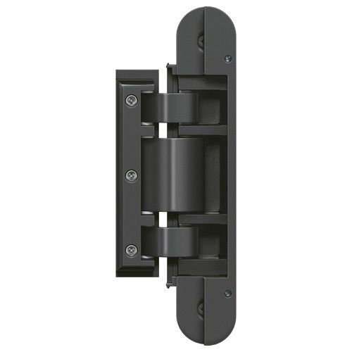 TECTUS TEG 310 2D 60 concealed hinge for glass doors, black RAL9005