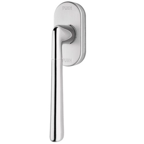 TESS window handle with SMARTBLOCK function,satin chrome+polished chrome
