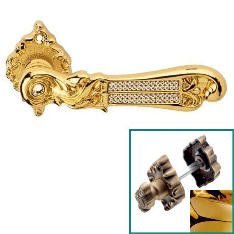 TIFFANY MESH rokt./rozešu 018 grt.WC 225NT, misiņš zelta tonī+kristāli