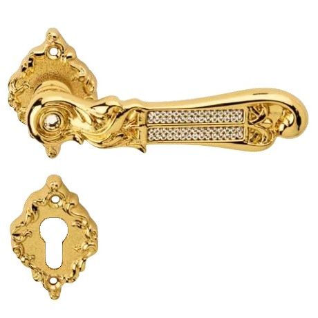 TIFFANY MESH rokt./rozešu 018 grt.PZ, misiņš zelta tonī+kristāli