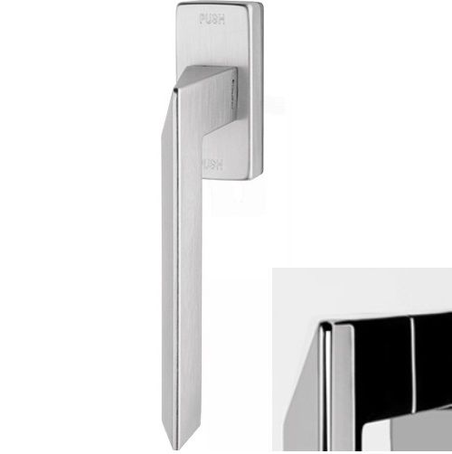 TRIO ZINCRAL logu rokturis ar SMARTBLOCK funkcijiu, pulēti hromēts