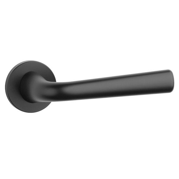 AS TULIPA BAC rokturu garnitūra ar apaļām rozetēm, melns