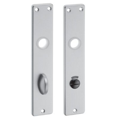 237 Z long backplate set WC78, natural aluminium tone F1