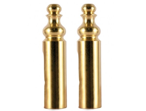 Hinge cover EXACTA 3D ZK 16mm, polished brass