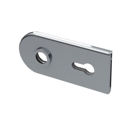 Noapaļotas formas nosegvāku komplekts slēdzenei D68XW00 PZ, pulēti hromēta (014)