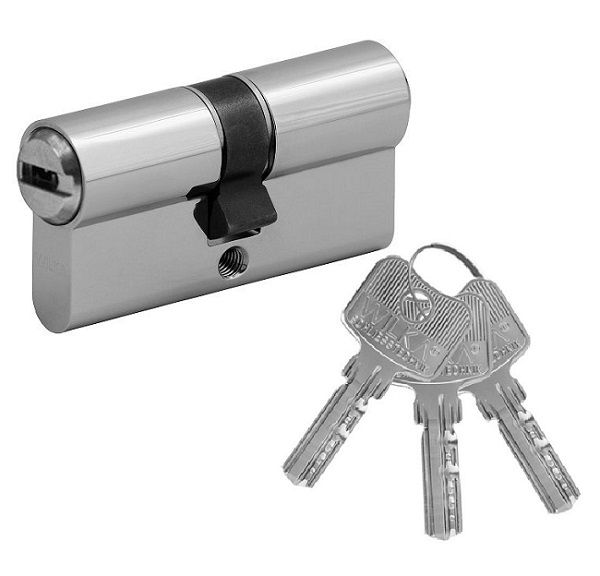 Profile cylinder 3600 B 35-35, nickel-plated brass