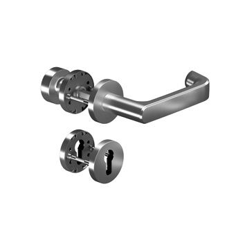 8116 PREMIUM FS rokt./rozešu grt. ugunsdrošām durvīm ar rokturpogu 3020 FS, 9mm, nerūs.tērauds