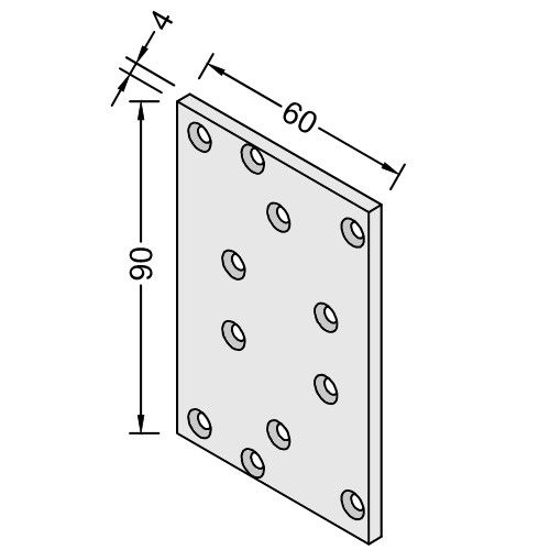 SH 70 sliekšņa gala stiprinājums sliekšņiem 65/20 TI;75/20 TI; 95/20 TI