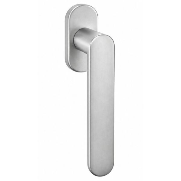 Logu rokturis ZAVI D.K. Tilt&Turn, rozetes biezums 6mm, ass 7x42, satinēti hromēts | SBUNPARTNERI.lv