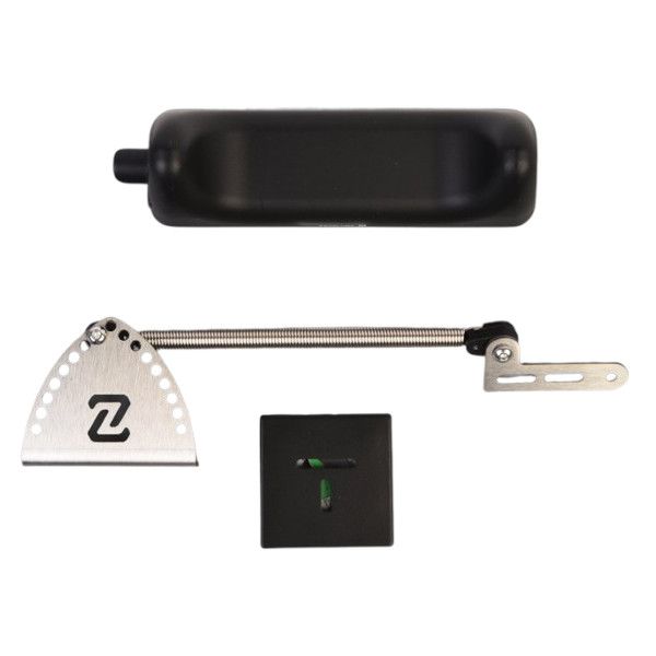ZEN Latch Hands-Free Restroom Kit with automatic door opener, black